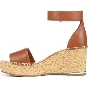 Franco Sarto Women's Clemens Cork Wedge Sandal Cognac Sz 8.5 M NEW